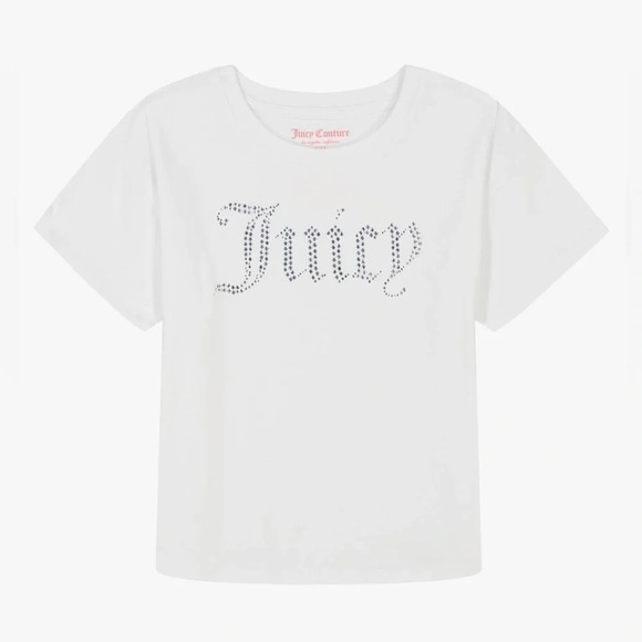 Juicy Couture Other - 🫶🏼HP🫶🏼JUICY COUTURE GIRLS COTTON TSHIRT WITH SEQUIN & METALLIC SPARKLES ✨